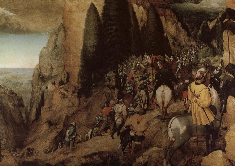 Pieter Bruegel Saul changes Norge oil painting art